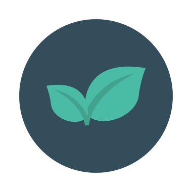 Düz güzellik renk vektör simgesi 