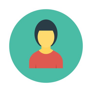 Vektör saç renk simgesi