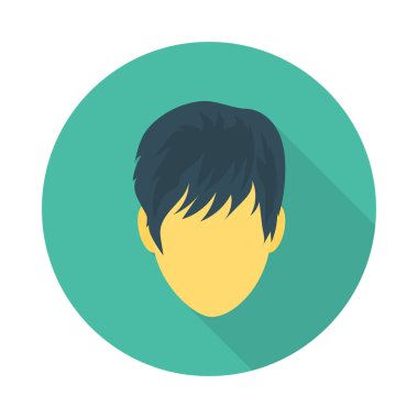 Vektör saç renk simgesi