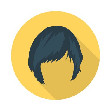 Vektör saç renk simgesi