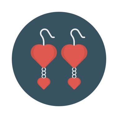 Düz güzellik renk vektör simgesi 