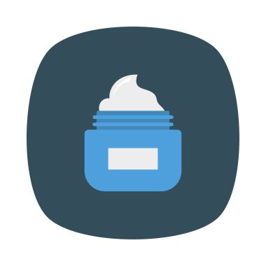 Glamour rengi düz vektör simgesi 