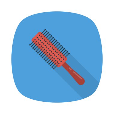 Renk vektör saç fırçası simgesi