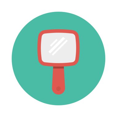 Düz güzellik renk vektör simgesi 