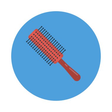 Renk vektör saç fırçası simgesi