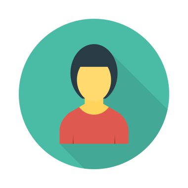 Vektör saç renk simgesi