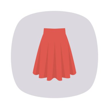 Düz güzellik renk vektör simgesi 