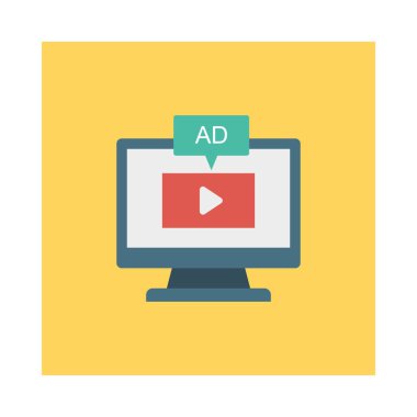 Reklamlar Reklam video vektör çizim 