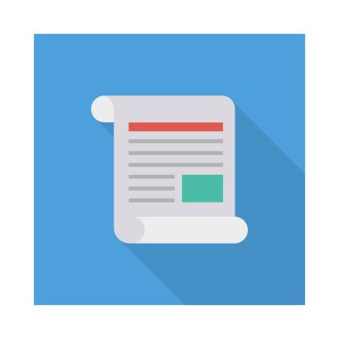 Renk düz vektör simgesi pazarlama reklam 