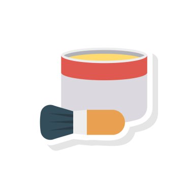 berber renk düz simgesi