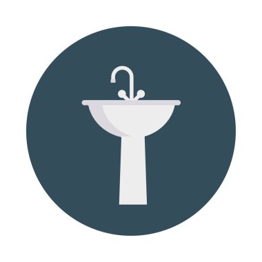 Düz güzellik renk vektör simgesi 