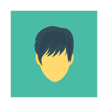 Vektör saç renk simgesi