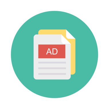 reklamlar dosyaları belge vektör çizim 