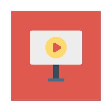 video reklamlar reklam vektör çizim 