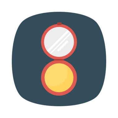 Düz güzellik renk vektör simgesi 