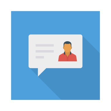 Renk düz vektör simgesi pazarlama reklam 