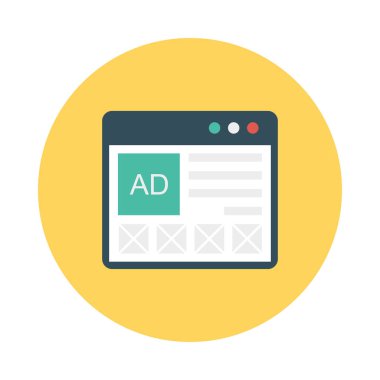 Web reklam renk simgesi