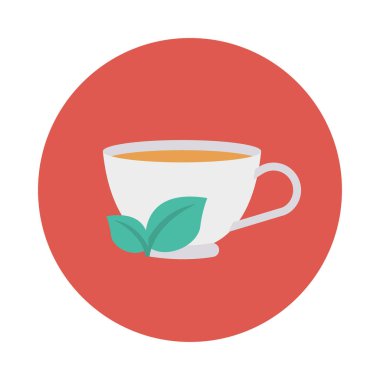 Düz güzellik renk vektör simgesi 