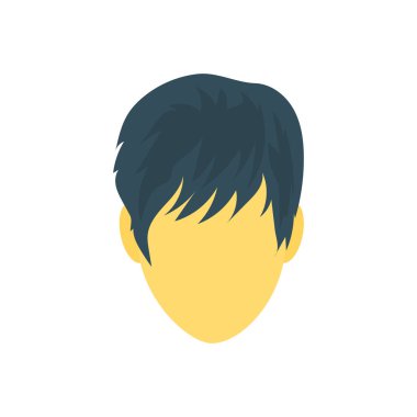 Vektör saç renk simgesi