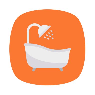 Düz güzellik renk vektör simgesi 