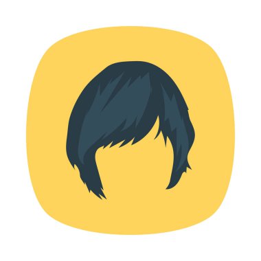 Vektör saç renk simgesi