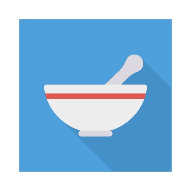 Düz güzellik renk vektör simgesi 