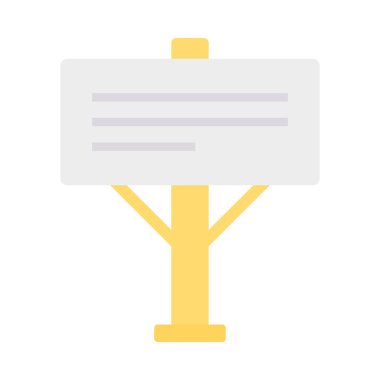 tabela billboard reklamlar illüstrasyon vektör 