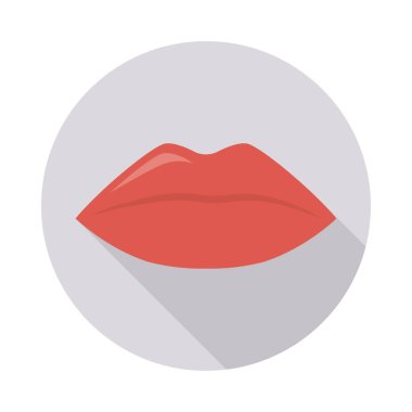 Düz güzellik renk vektör simgesi 