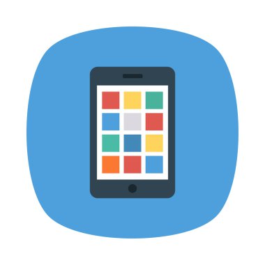 cep telefonu uygulaması vektör çizim 