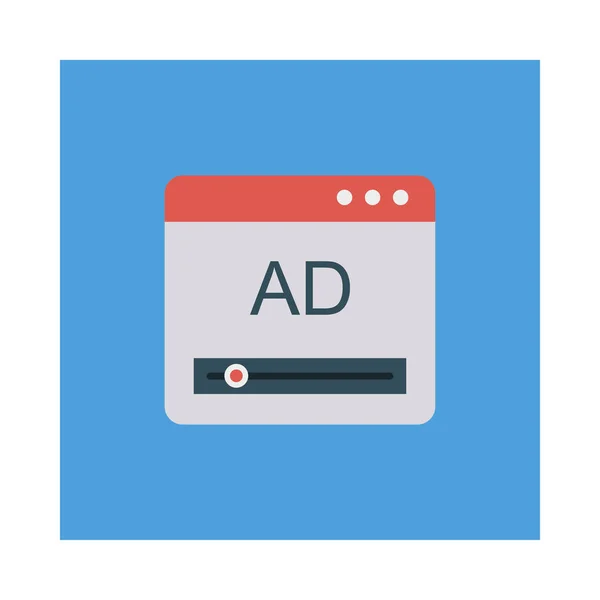 Ads Online Marketing Vector Illustration — Stock Vector