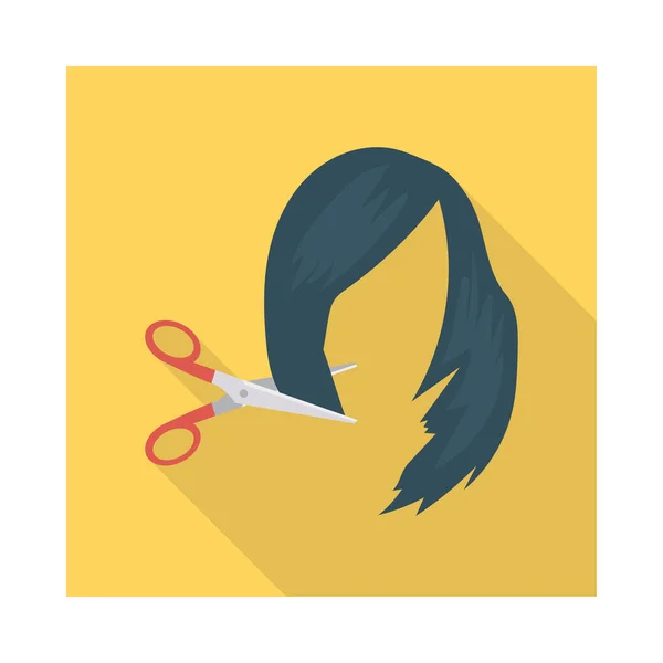 Barbershop Color Flat Icon — Stock Vector