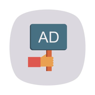 Reklam pano reklam vektör çizim 