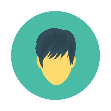 Vektör saç renk simgesi