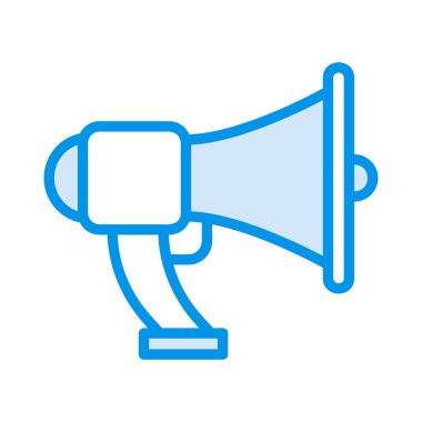 hoparlör megafon yüksek sesle vektör çizim 