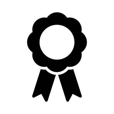 madalya düz stil ikonu, vektör çizim 