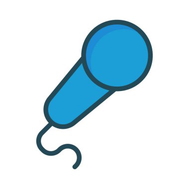 mikrofon hoparlör mikrofon vektör çizim 