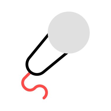 mikrofon hoparlör mikrofon vektör çizim 