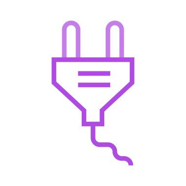 Adaptör Elektrik eklenti vektör çizim 