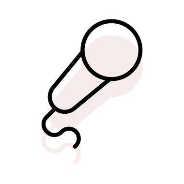 mikrofon hoparlör mikrofon vektör çizim 