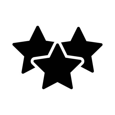 Dekoratif Noel yıldız düz stil ikonu, vektör çizim 