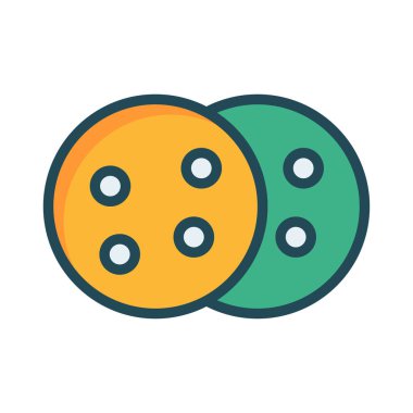 kurabiye bisküvi tatlı vektör çizim 