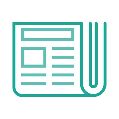 haber kağıt basın vektör çizim 