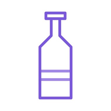 şişe şarap alkol vektör çizim 