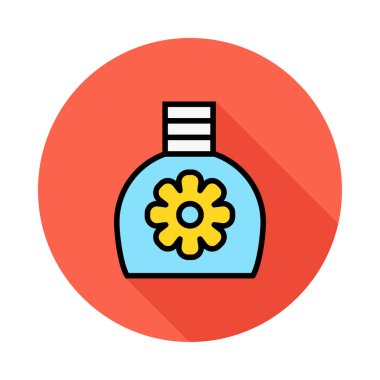 Koku parfüm sprey vektör çizim 