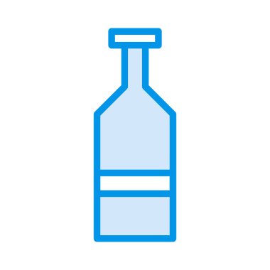 şişe şarap alkol vektör çizim 