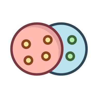 kurabiye bisküvi tatlı vektör çizim 