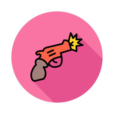 tabanca tabanca silah vektör çizim 