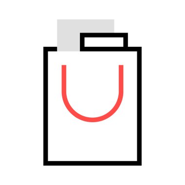 satın alma vektör çizim alışveriş çantası 