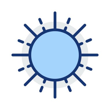 güneş hava Parlatıcı vektör çizim 