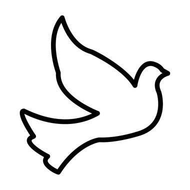 kuş uçmak vektör çizim güvercin 